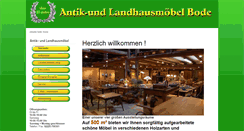 Desktop Screenshot of antik-und-landhausmoebel.de